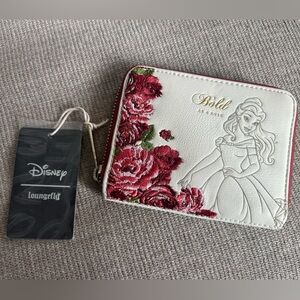NEW, NEVER USED Loungefly Bold as a Rose Belle wallet